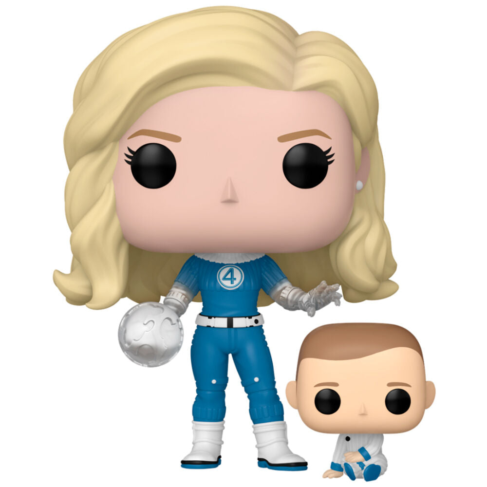 POP Figurer Marvel: The Fantastic 4 Invisible Woman & Franklin