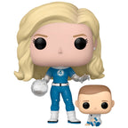 POP Figurer Marvel: The Fantastic 4 Invisible Woman & Franklin