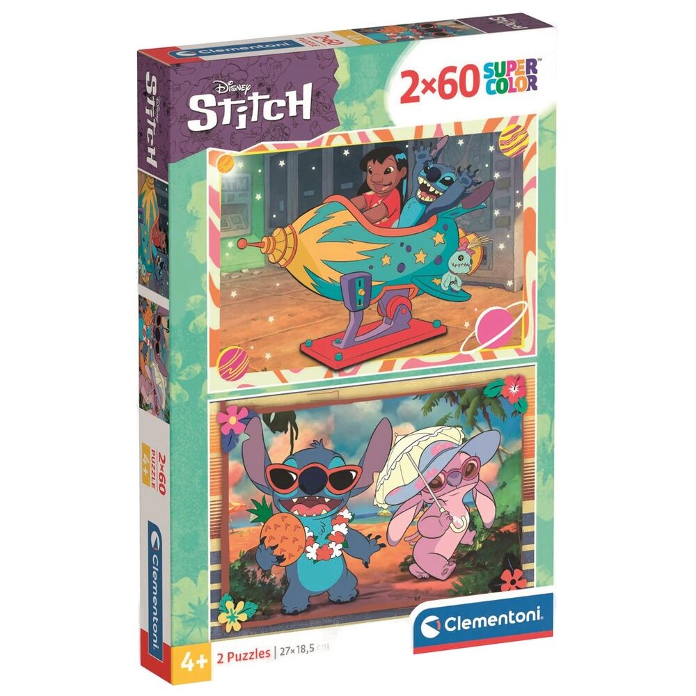 Disney Stitch Pussel 2x60 Bitar