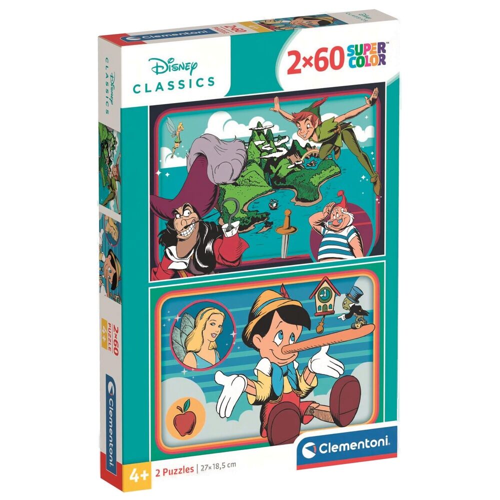 Disney Classic Pussel 2x60 Delar