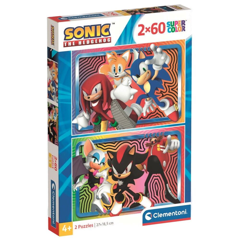 Sonic the Hedgehog Puzzle 2x60 bitar