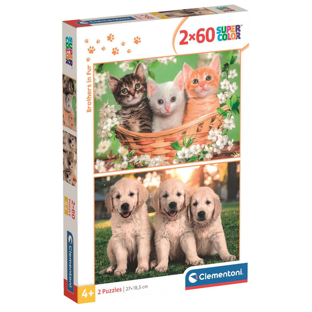 Brothers in Fur Pussel 2x60 Bitar