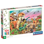 Land Of Dinosaurs Pussel 104 Bitar