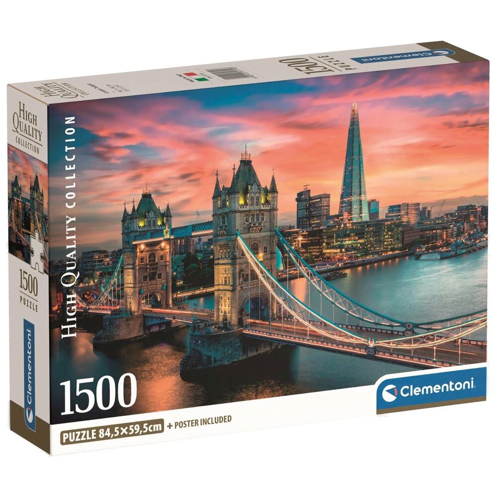 Högkvalitativ London Twilight pussel 1500 bitar