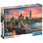 Högkvalitativ London Twilight pussel 1500 bitar