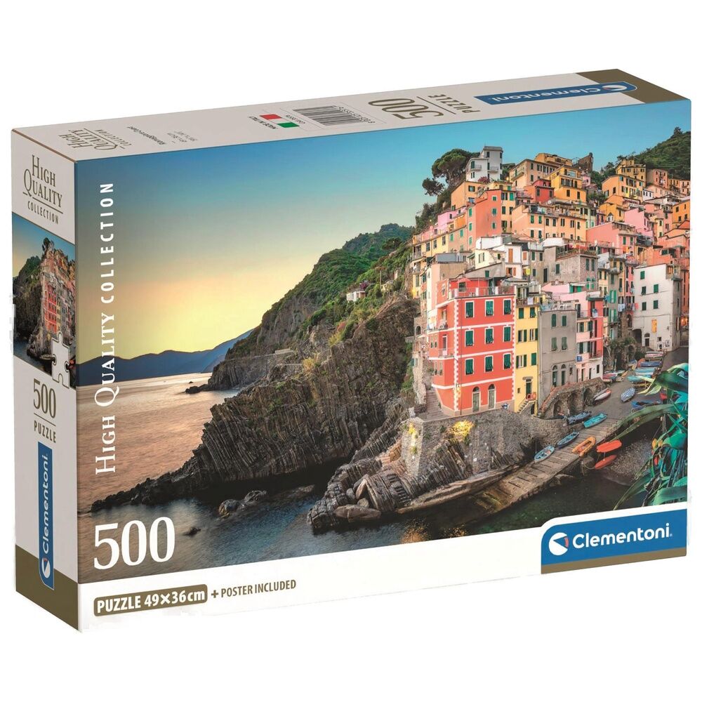 Högkvalitativt Riomaggiore Coast Pussel 500 Bitar