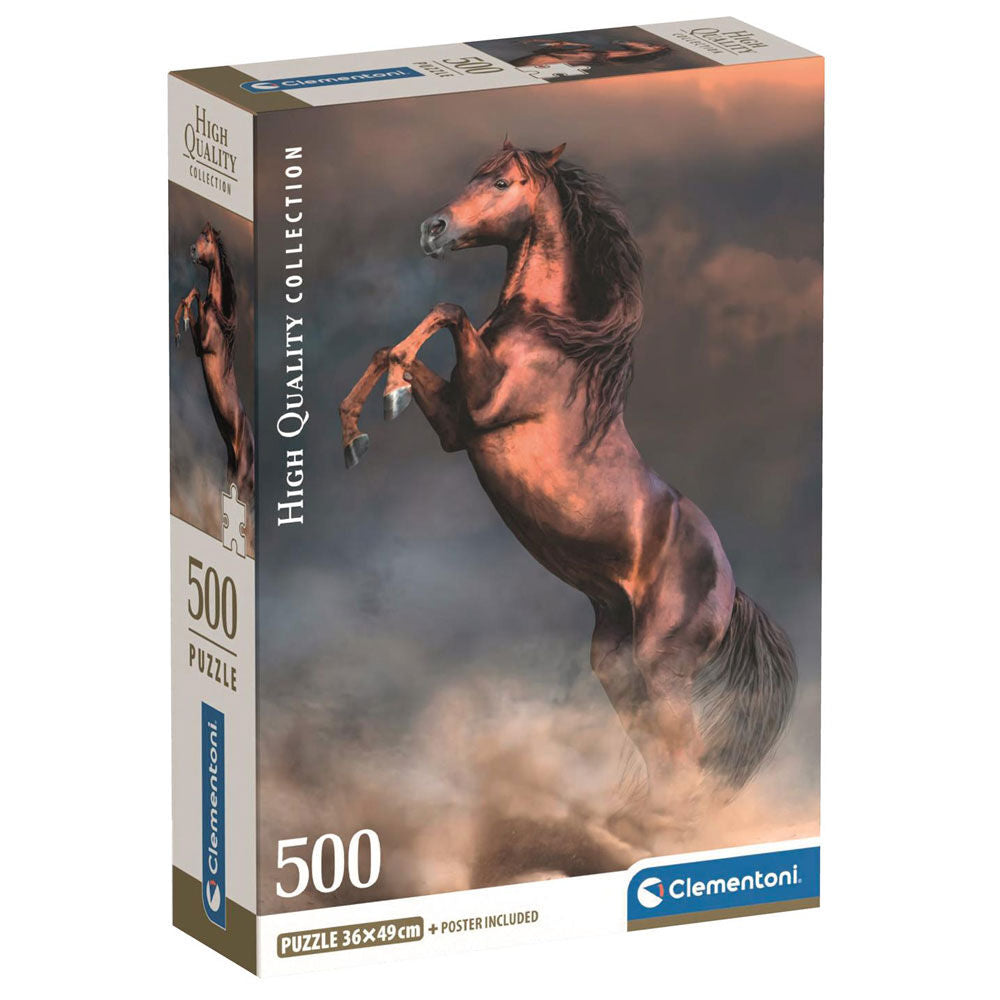 Högkvalitativ Wild Red Stallion pussel 500 bitar