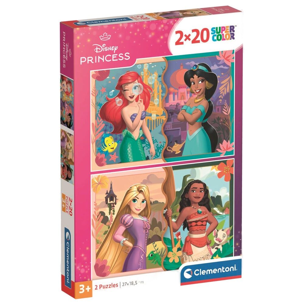 Disney Princess pussel 2x20 bitar