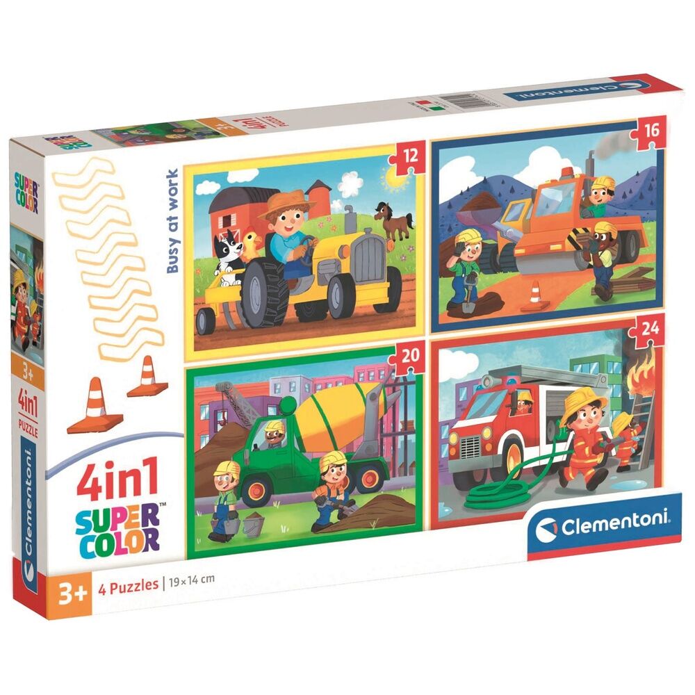 Busy at Work pussel 12+16+20+24 bitar