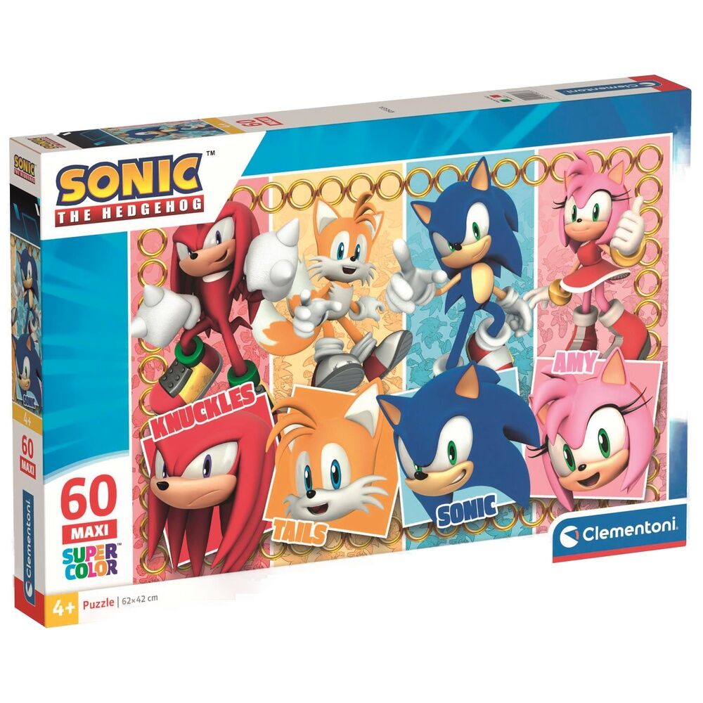 Sonic the Hedgehog Maxi Pussel 60 Bitar