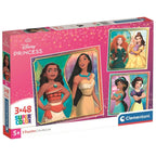 Disney Princess Pussel 3x48 Bitar