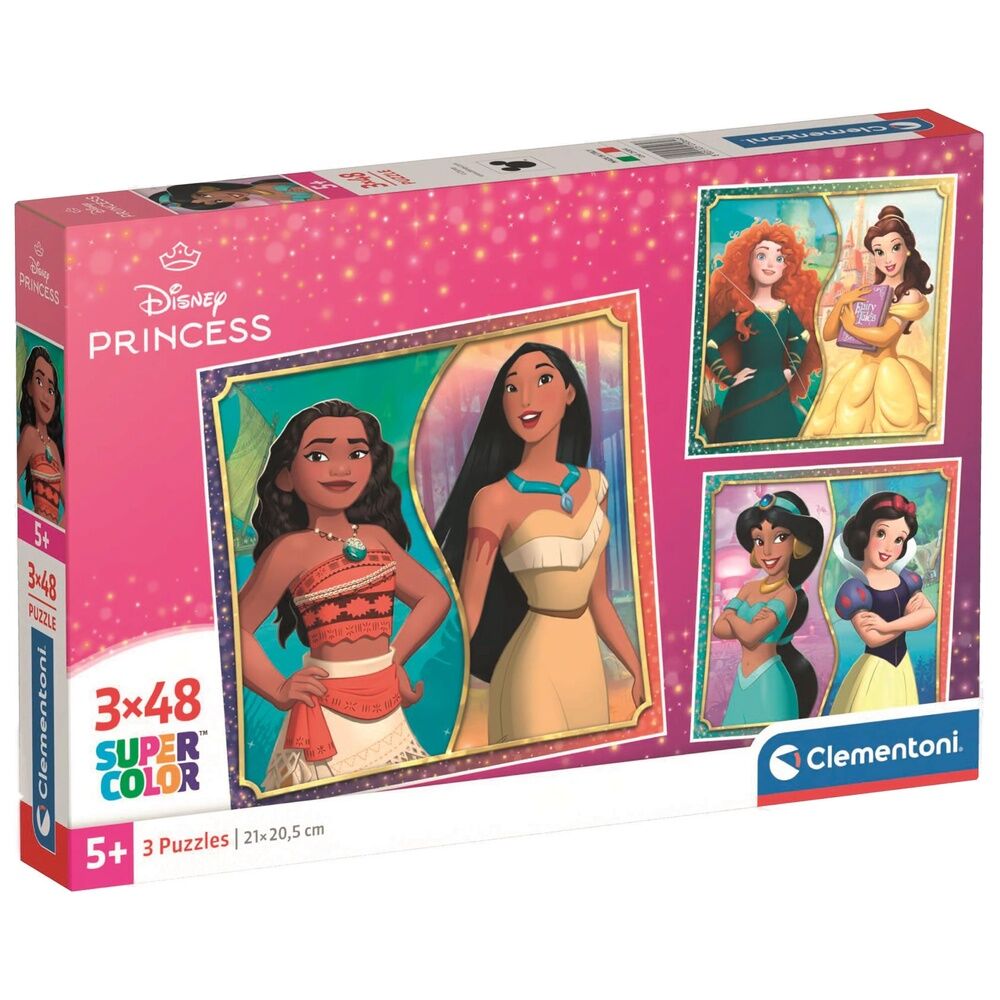 Disney Princess Pussel 3x48 Bitar