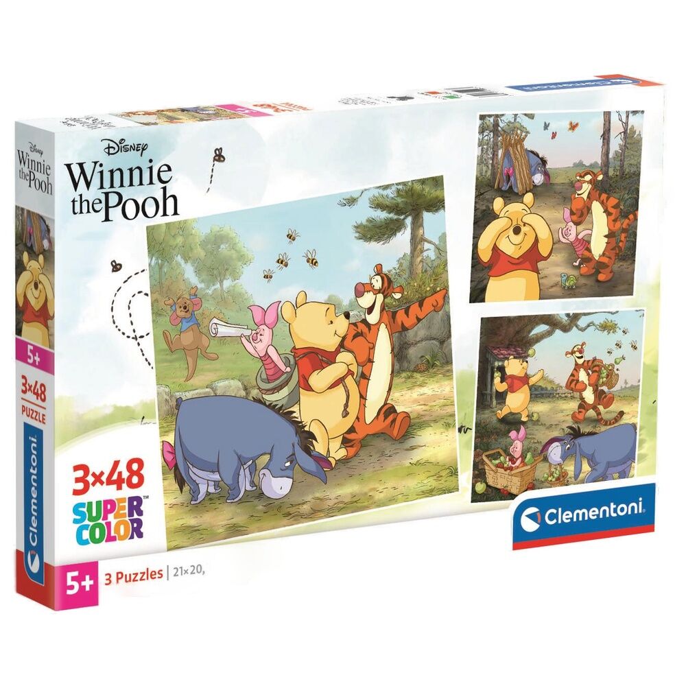 Disney Winnie the Pooh pussel 3x48 bitar