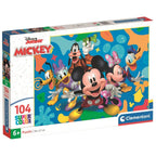 Disney Mickey och Vänner Pussel 104 Bitar