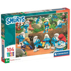 The Smurfs pussel 104 bitar - Roligt och utmanande