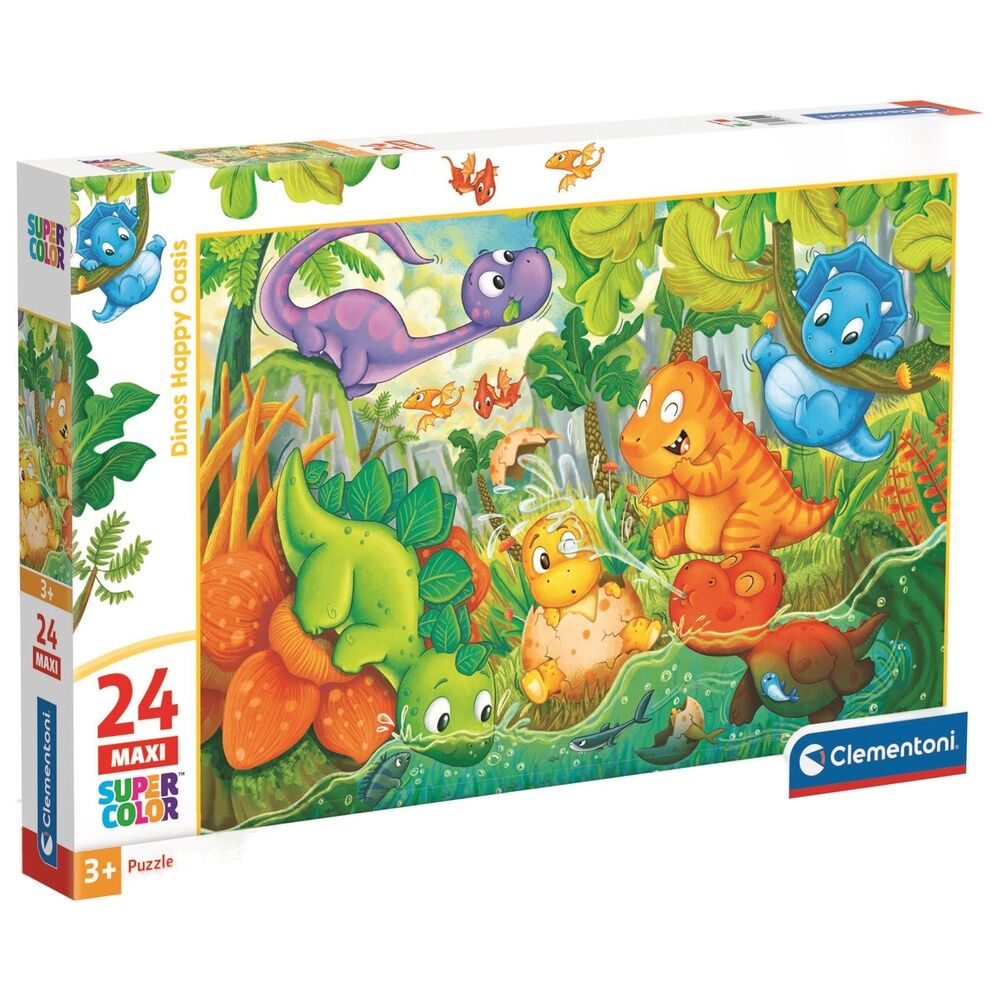 Dinos Happy Oasis Maxi Puzzle 24 delar