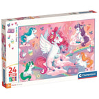 Jolly Unicorns Maxi Puzzle 24 Bitar