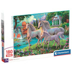 Unicorns at the Waterfall Super Puzzle 180 Pcs
