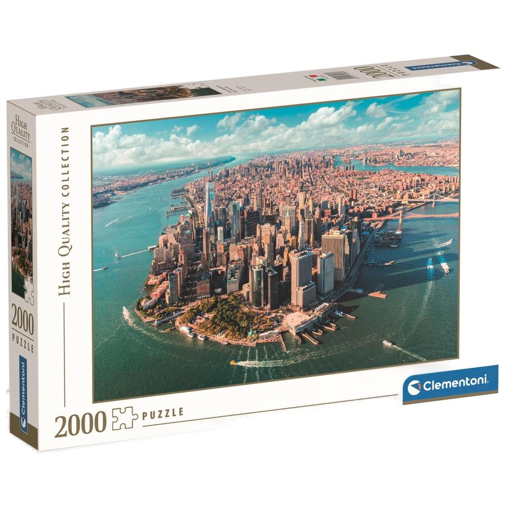 Högkvalitativ pussel med Lower Manhattan, New York City – 2000 bitar