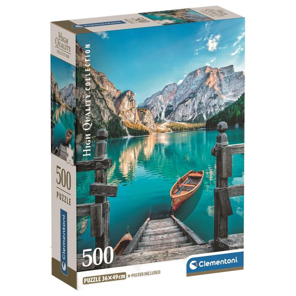 Högkvalitativ Braies Lake pussel 500 delar