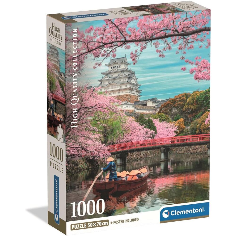 Högkvalitativt Himeji Castle i Vår Pussel 1000 bitar