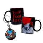 IT Pennywise Mug + Metal Nyckelring – Perfekt för Skräckälskare