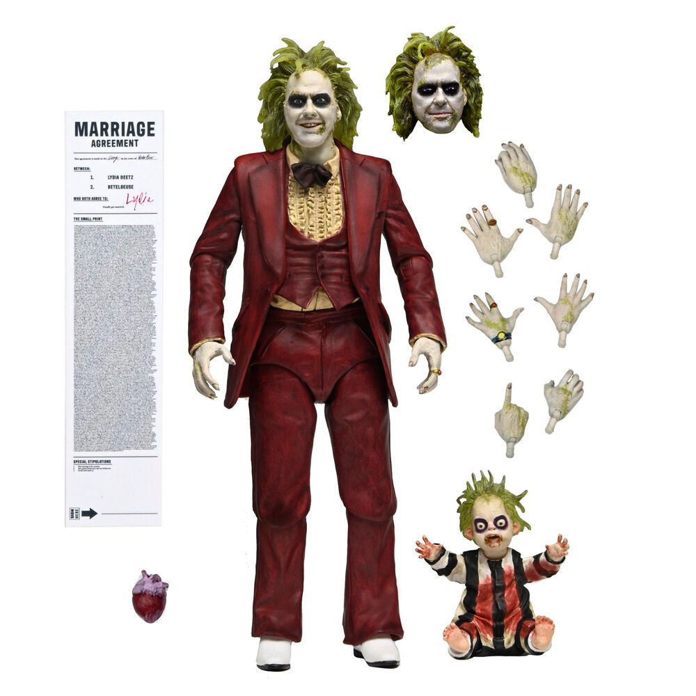 Beetlejuice Ultimate Beetlejuice Wedding Tuxedo Figur 18cm