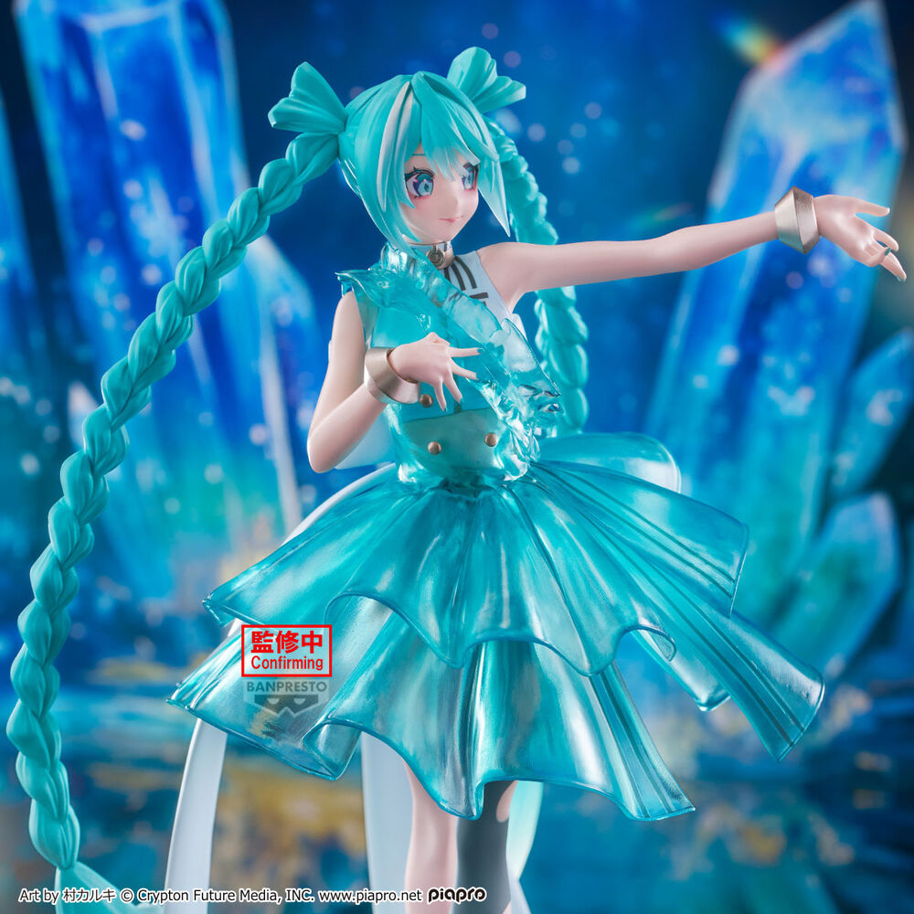 Hatsune Miku EmeraldGem Clearluxe Figur 28cm