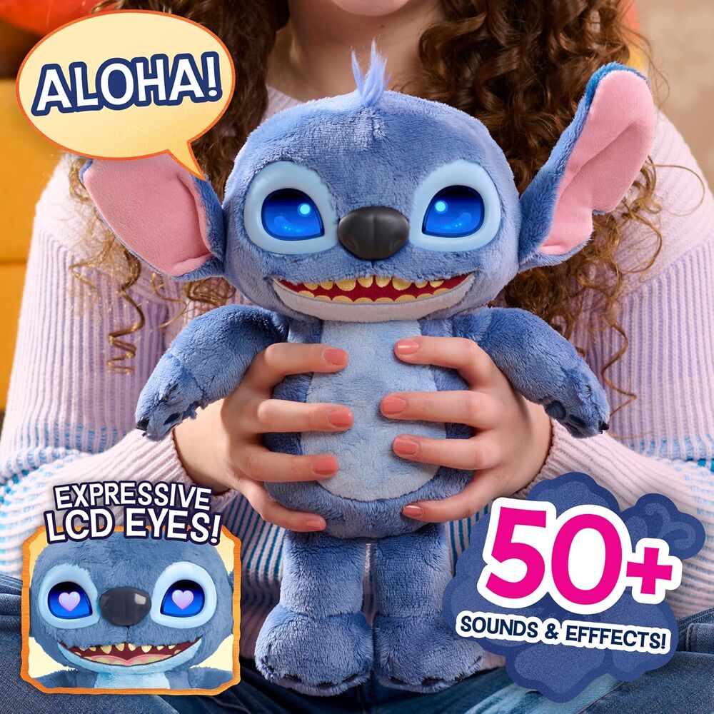Disney Stitch interaktivt gosedjur 30cm