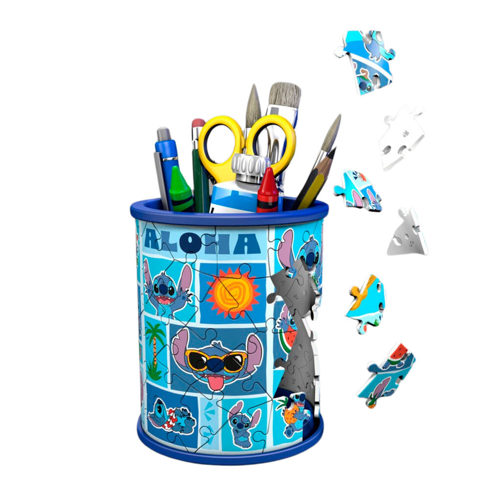 Disney Stitch Penhållare 3D Puzzle 54 delar