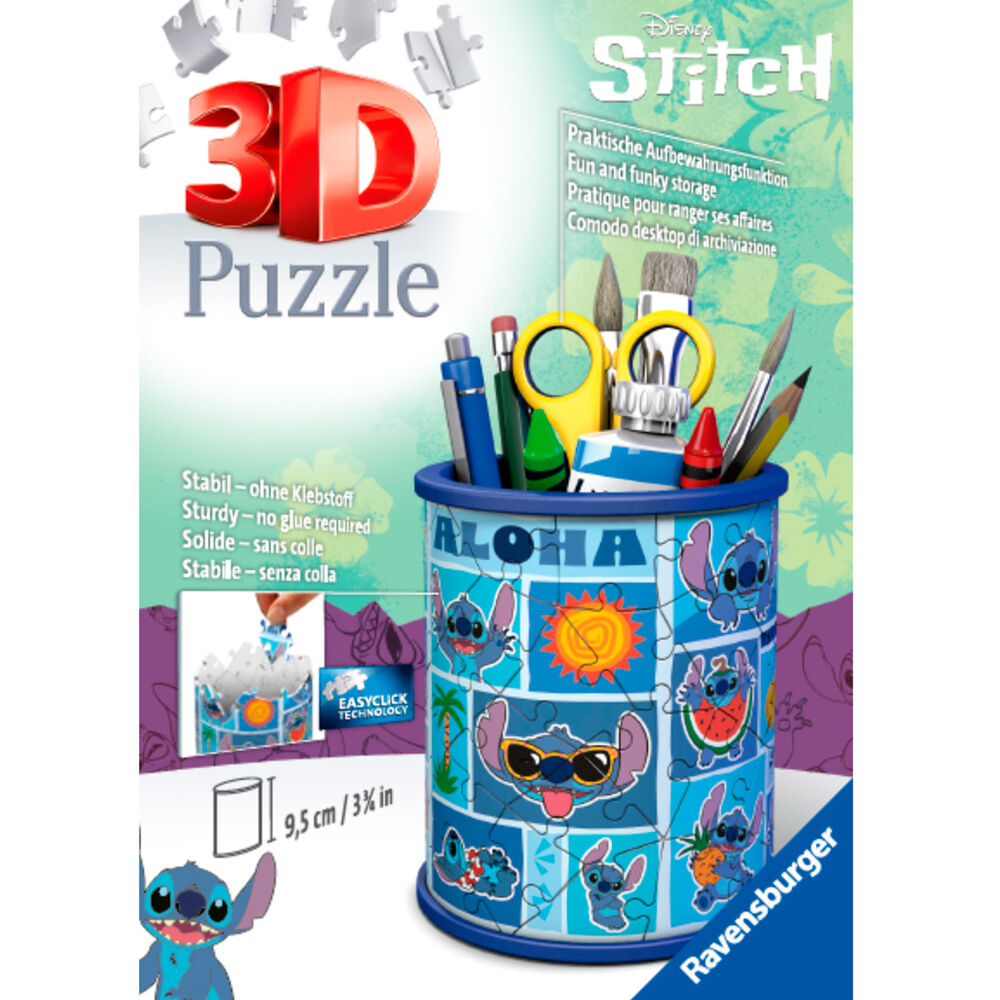 Disney Stitch Penhållare 3D Puzzle 54 delar