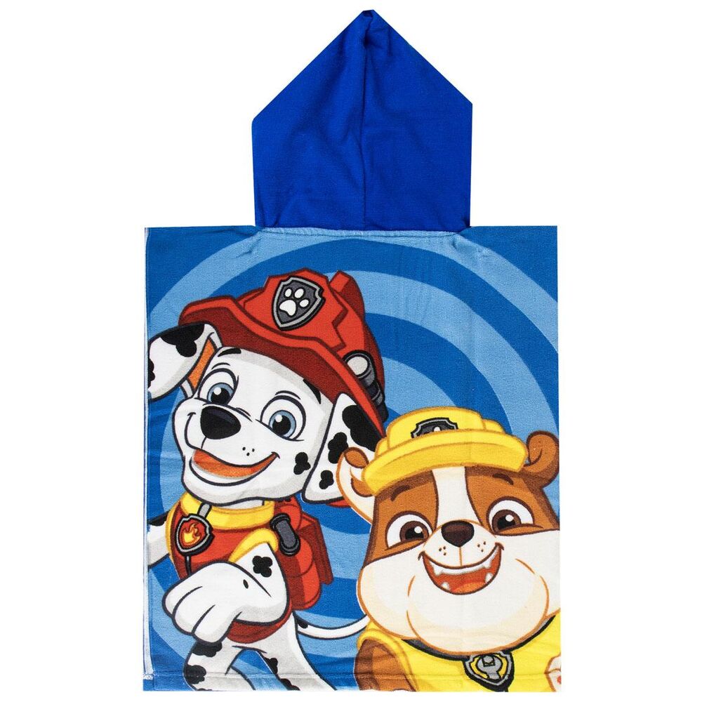 Paw Patrol Mikrofiber Poncho Strandhandduk
