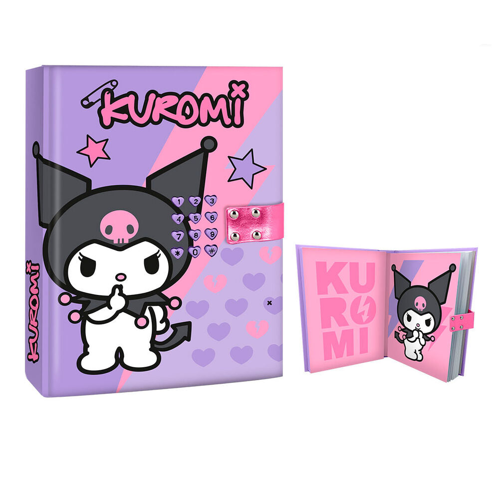 Hello Kitty Kuromi Secret Elektronisk Dagbok med Ljud