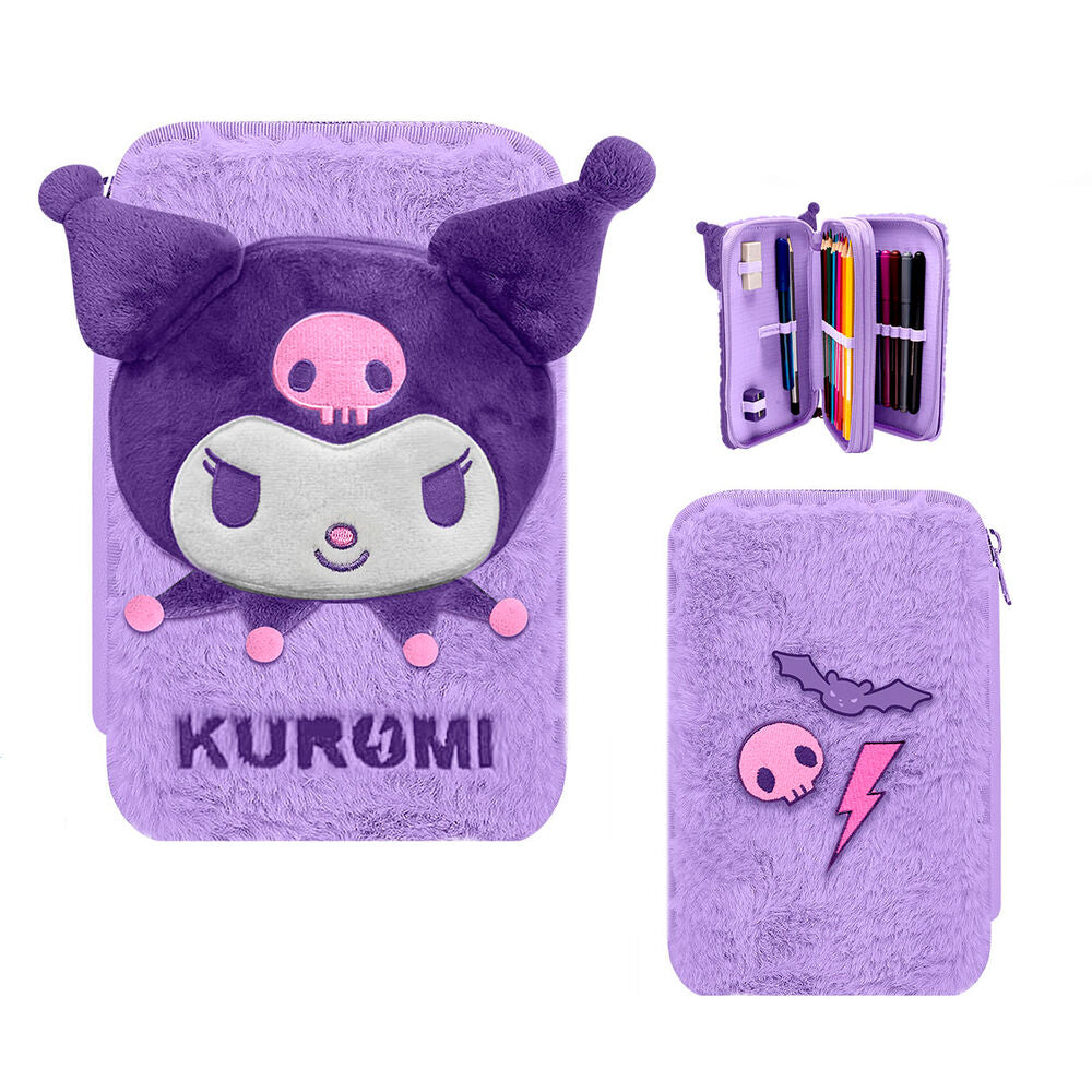 Hello Kitty Kuromi Dubbel Pennfodral