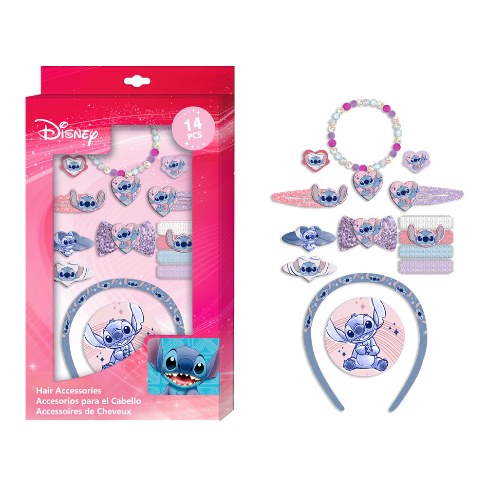 Disney Stitch pack håraccessoarer 14 stycken