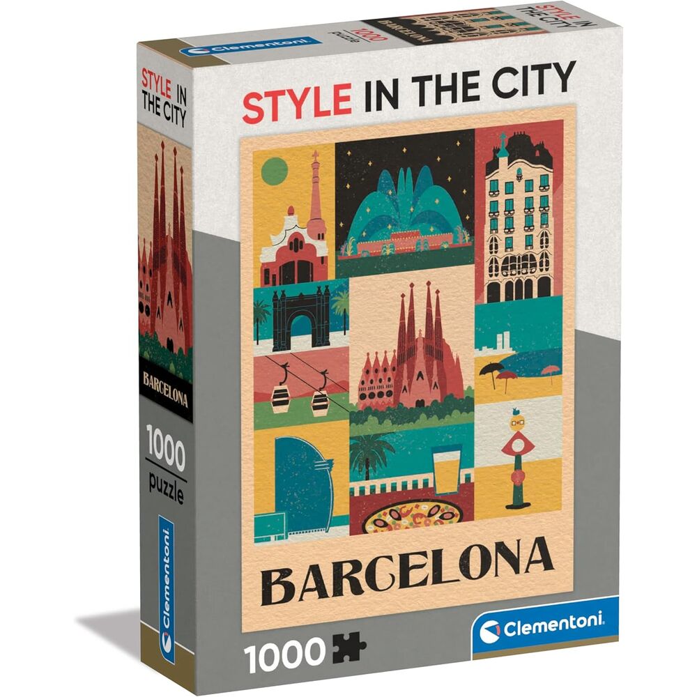 Style in the City Barcelona Pussel 1000 Bitar