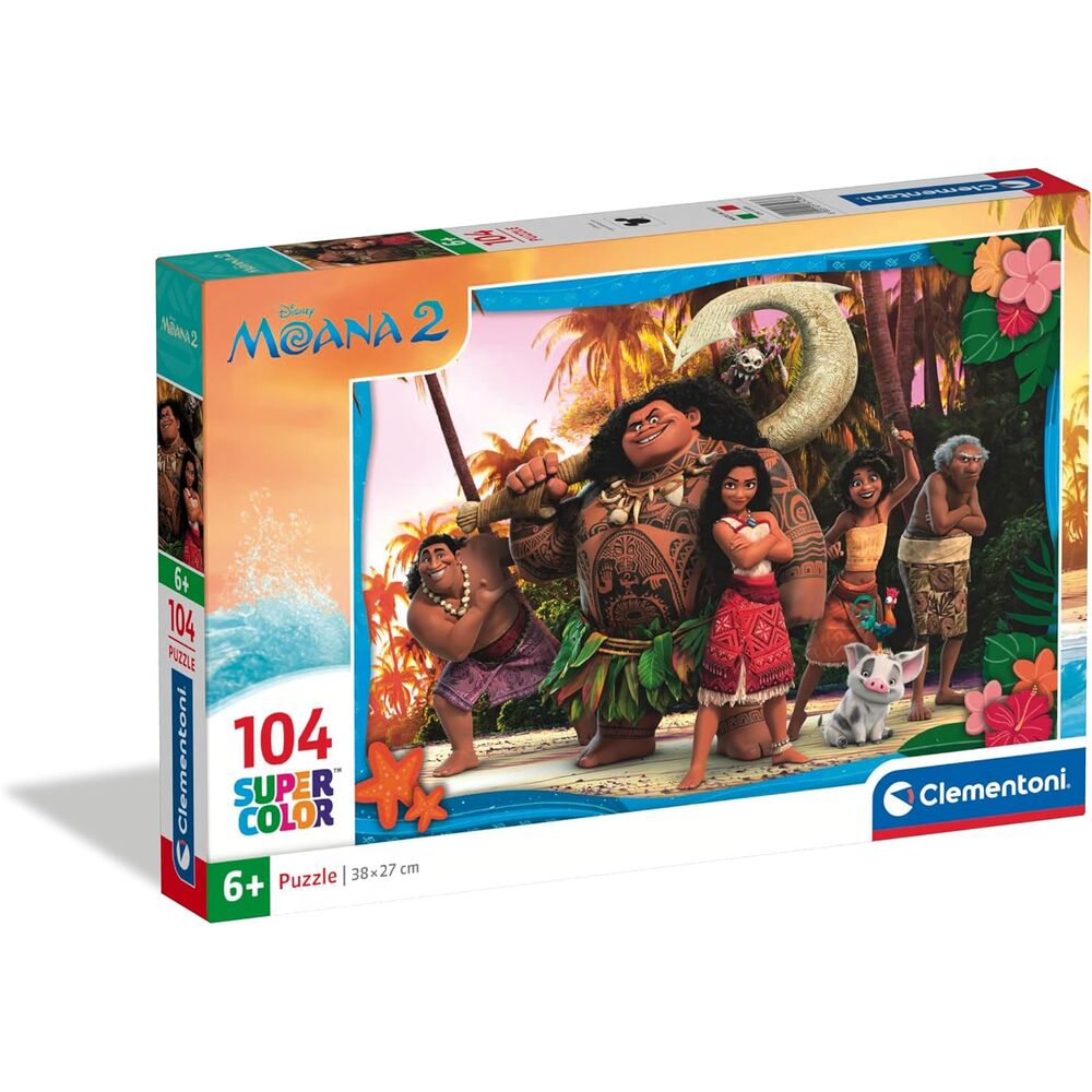 Disney Vaiana Moana 2 Pussel 104 Delar