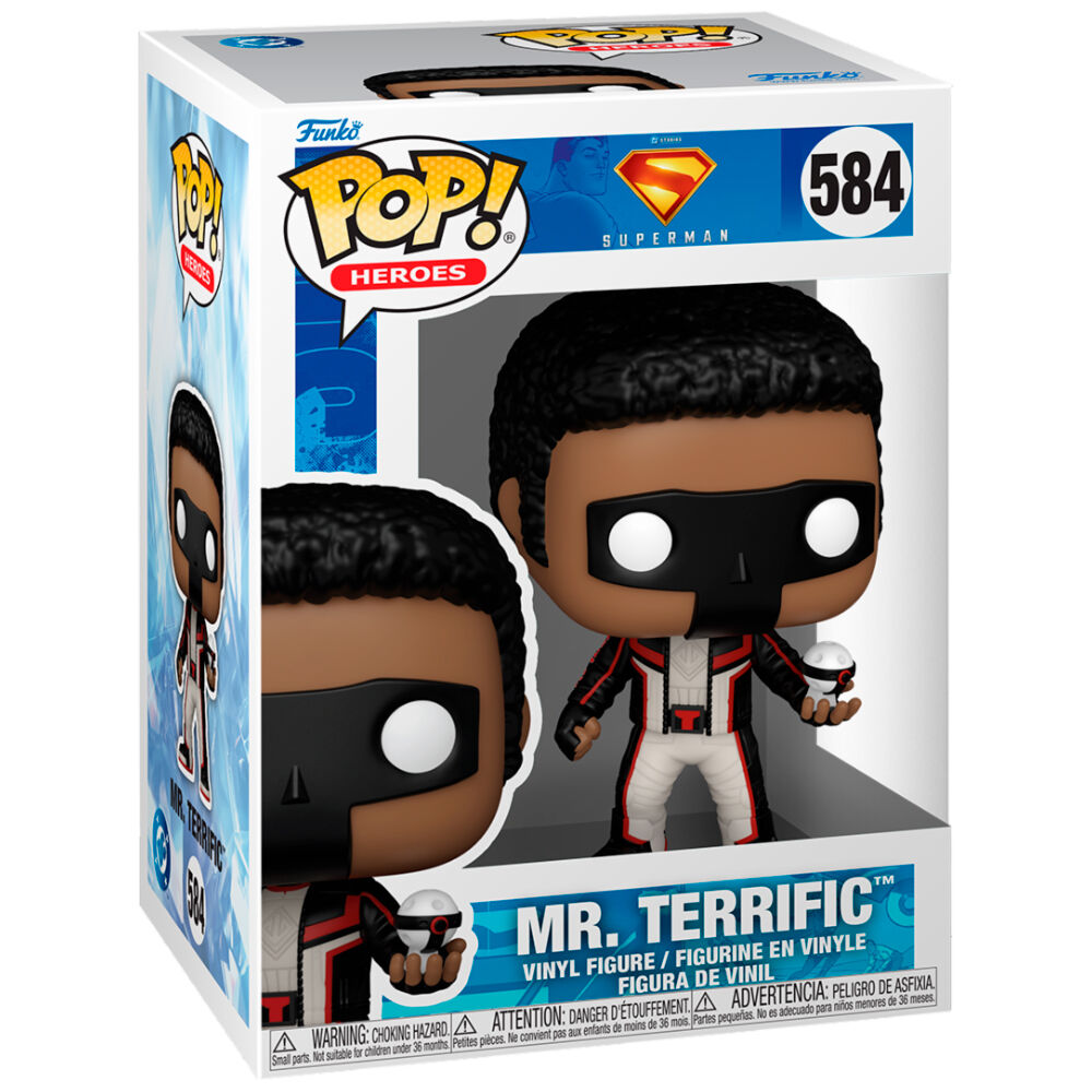 Funko POP Figur DC Comics Superman Mr. Terrific - 9cm
