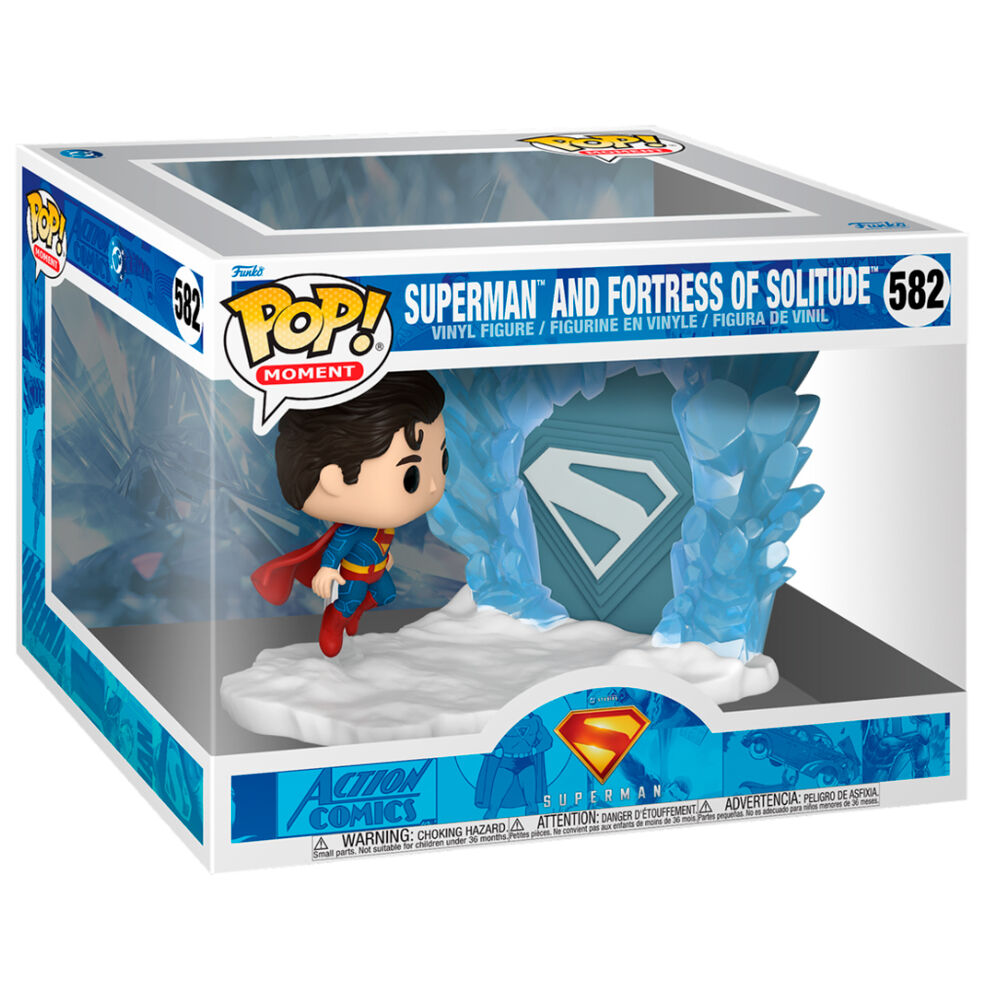POP Figur Moment DC Comics Superman - Superman och Fortress of Solitude
