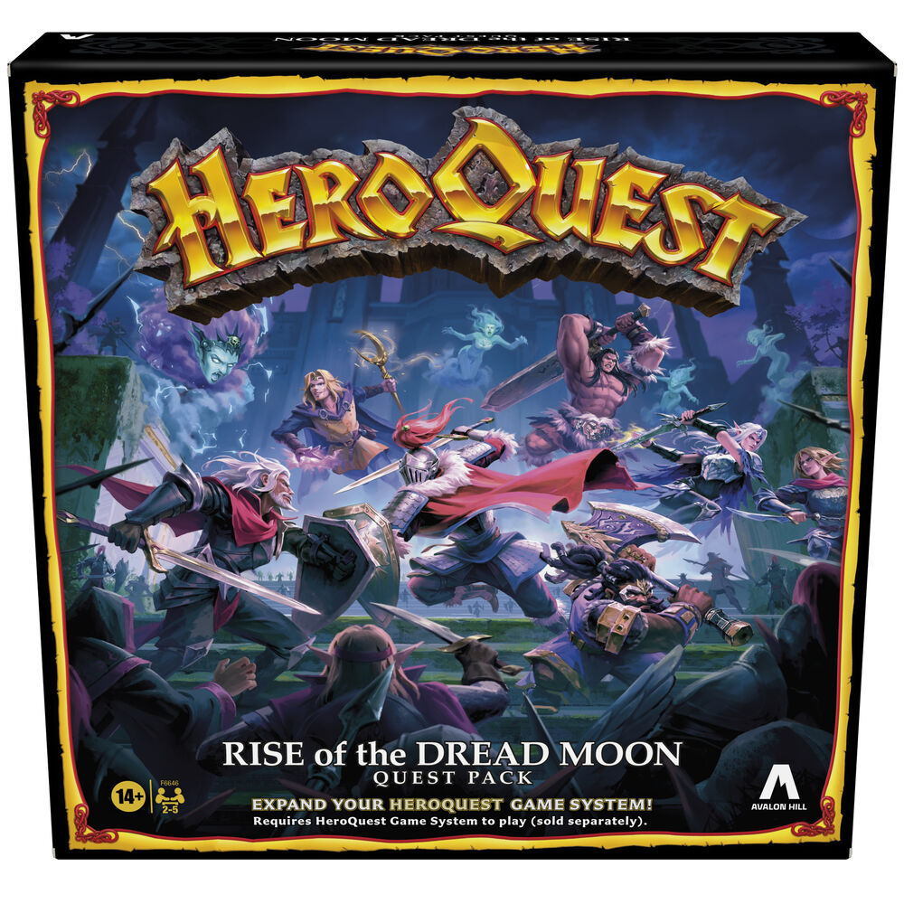 English Heroquest Rise of the Dread Moon Expansion