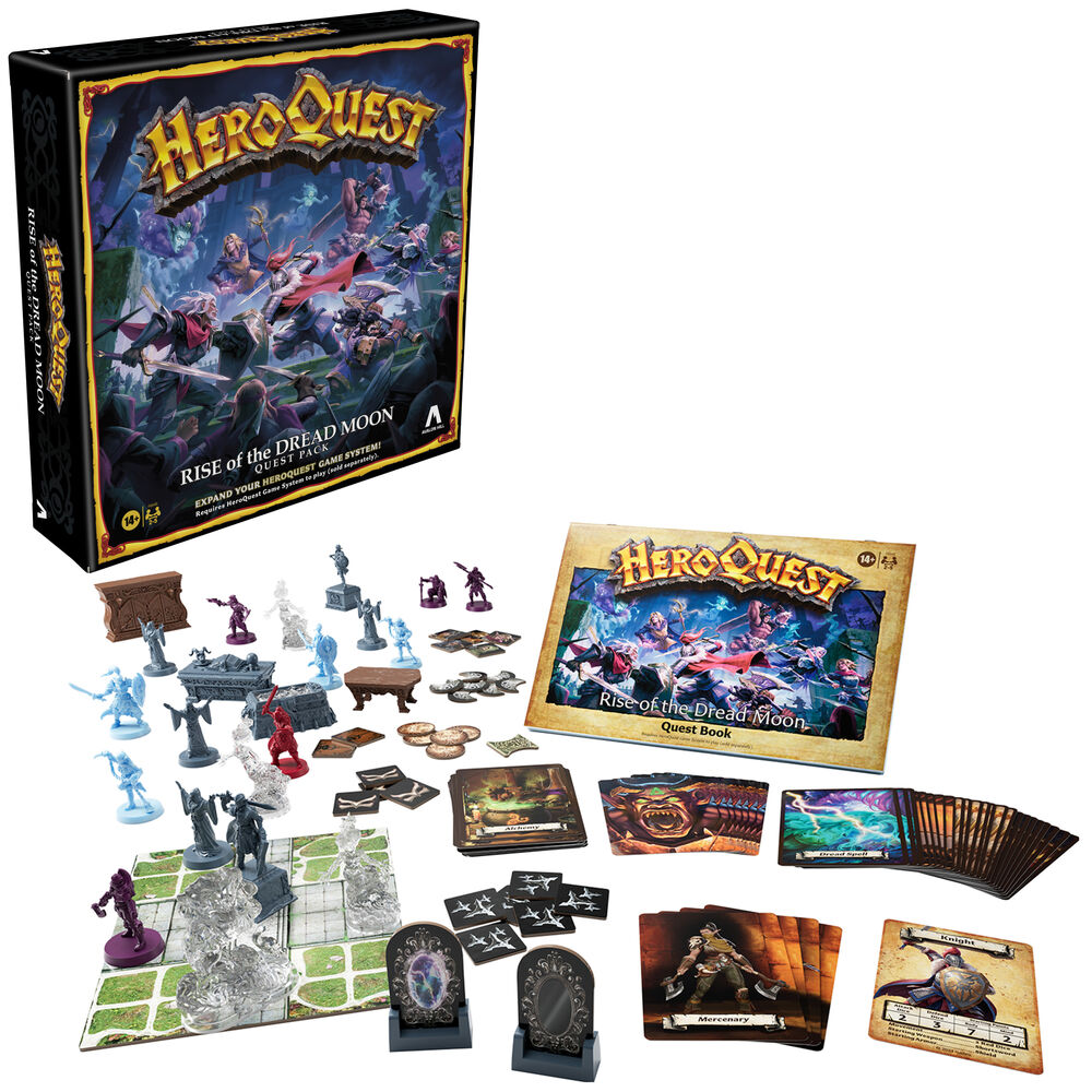 English Heroquest Rise of the Dread Moon Expansion