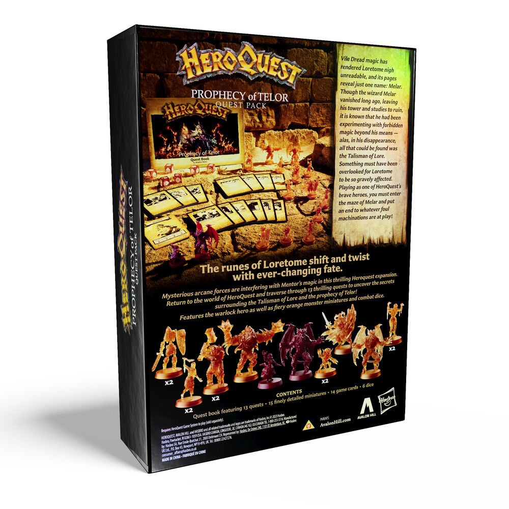 Heroquest: Prophecy of Telor - Expansion till Brädspel