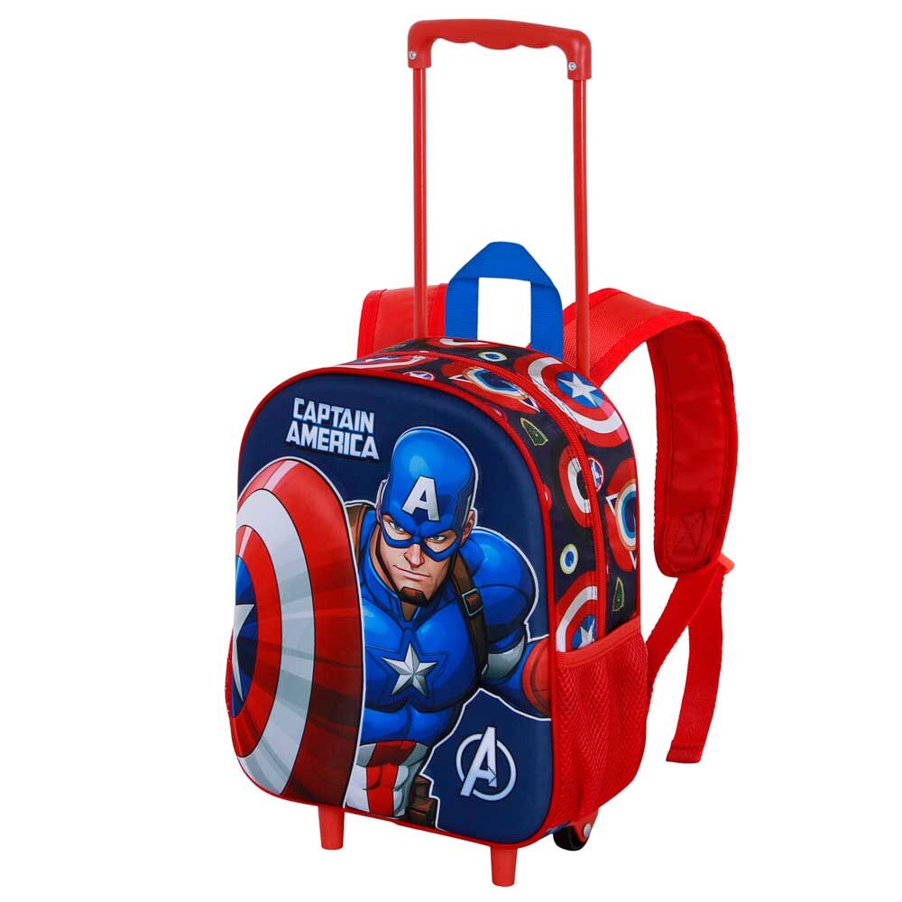 Marvel Captain America Patriot 3D Ryggsäck med Hjul 34cm