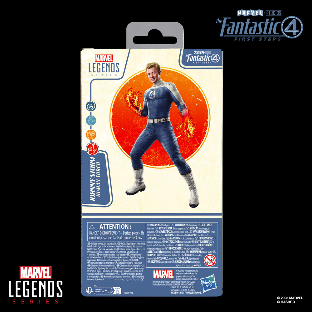 Marvel Fantastic 4 Johnny Storm Figur 15cm