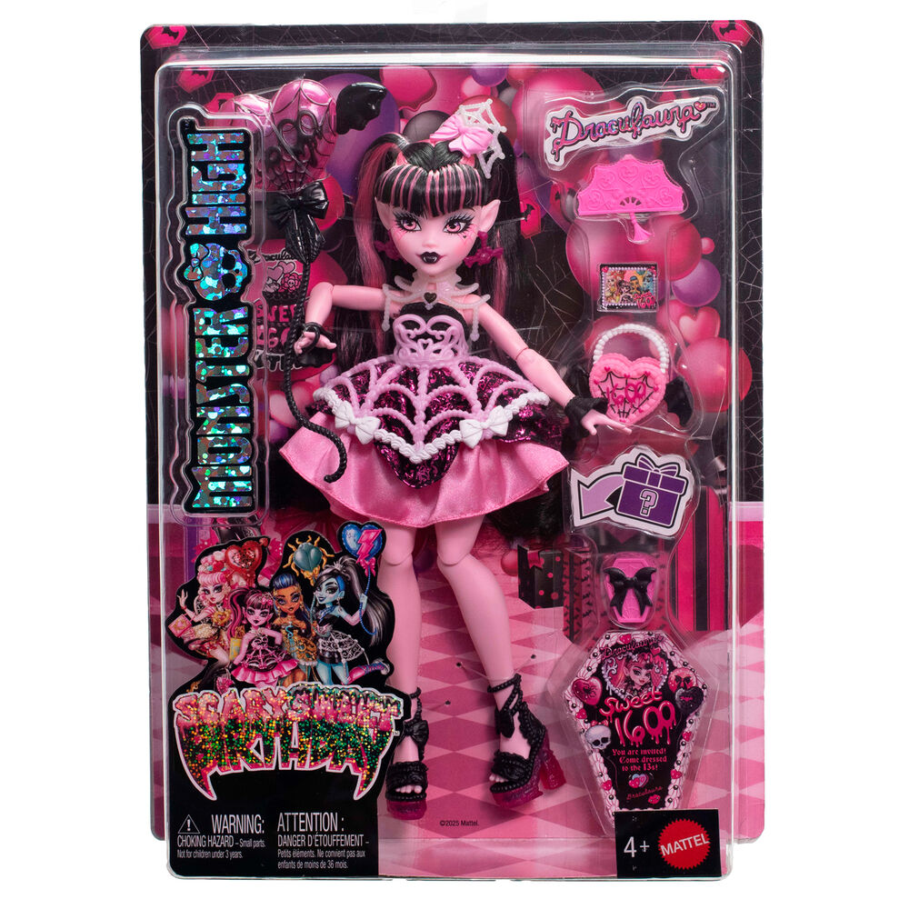 Monster High Scary Sweet Birthday 1600 Draculaura docka