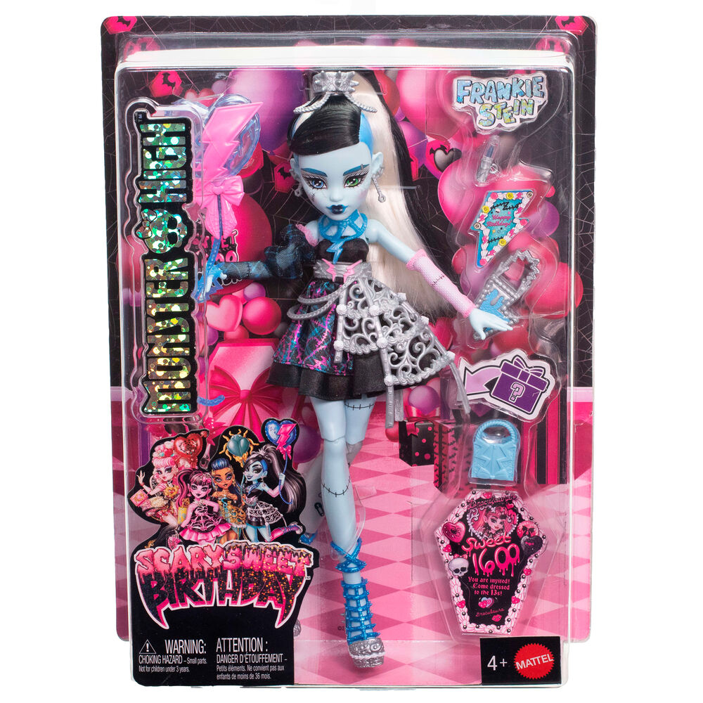 Monster High Scary Sweet Birthday 1600 Frankie Stein docka