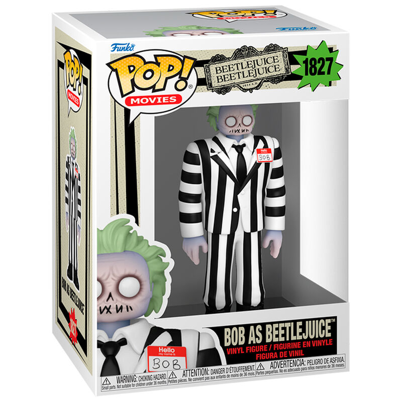 POP Figur Beetlejuice Bob som Beetlejuice - 9 cm Funko Figur