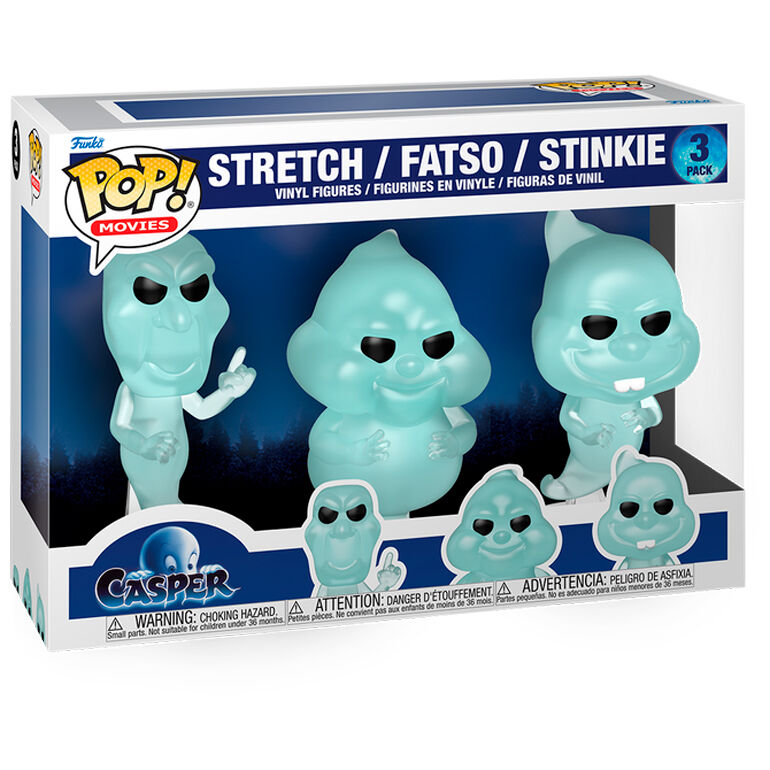 POP Pack 3 Figurer - Casper Ghostly Trio