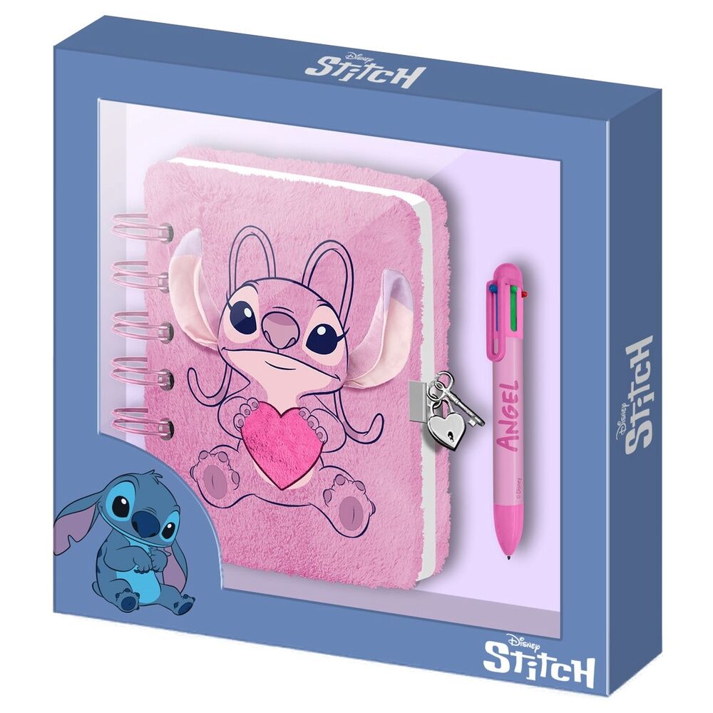 Disney Stitch Disney Angel Heart gosedjur diary + pen