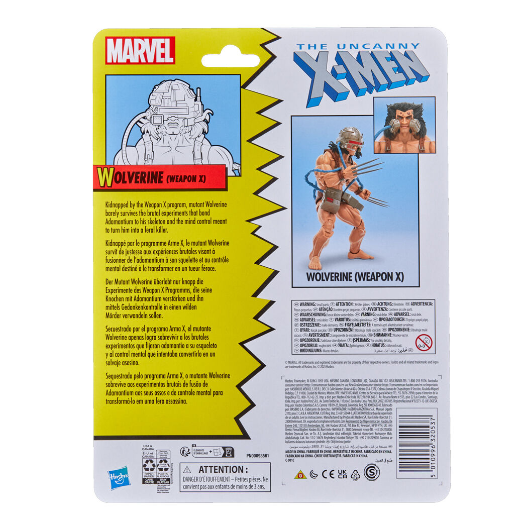 Marvel Comics X-Men Weapon X Wolverine Figur 15cm